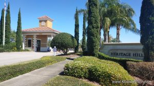 gated entry to heritage hills